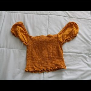 Off the shoulder blouse